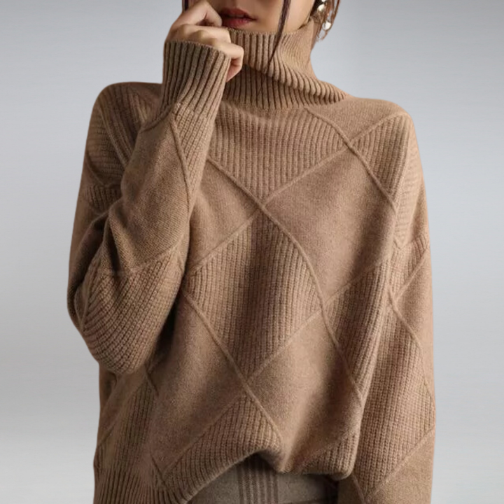 LuxeGrid™ Textured Knit Sweater