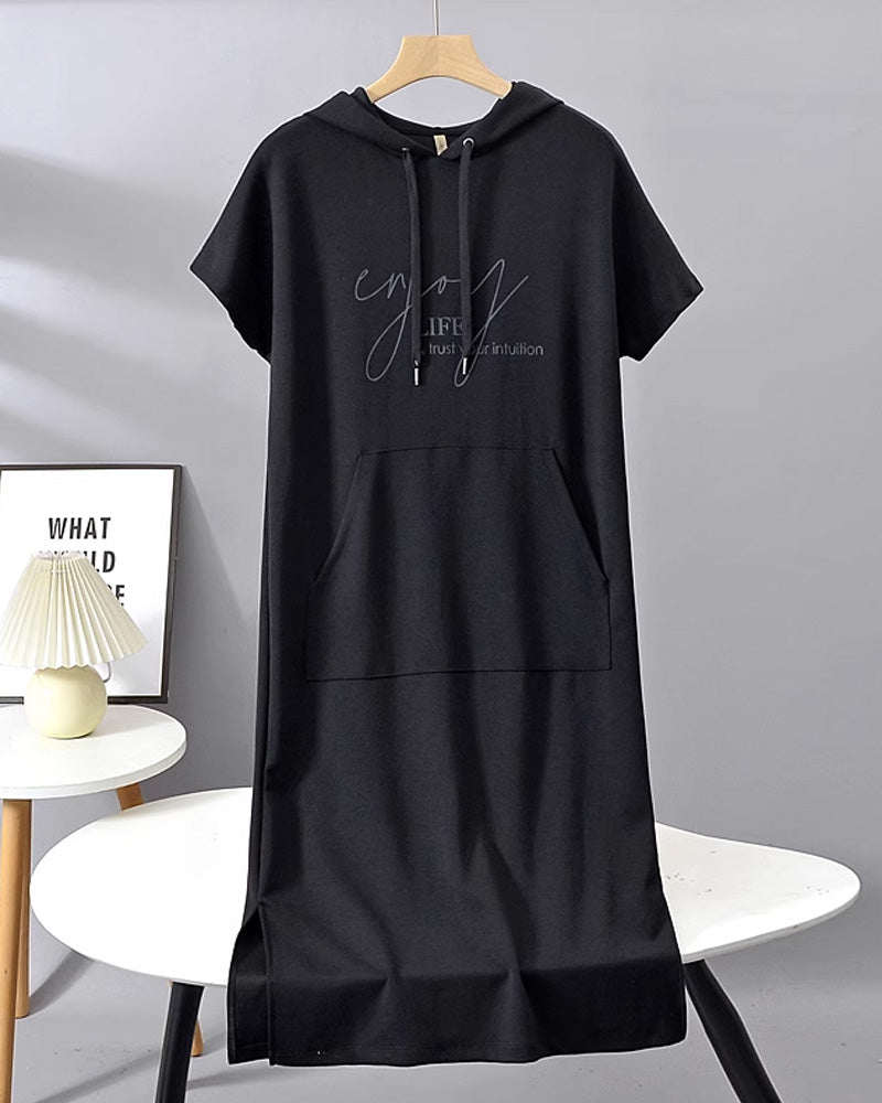 Kayleigh™ Drawstring Hoodie Dress