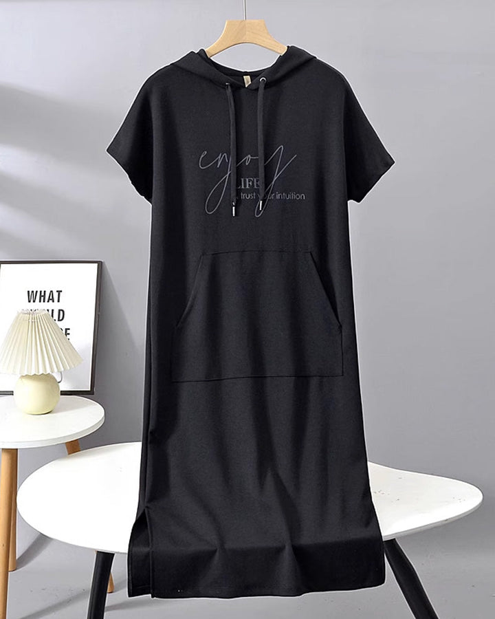 Kayleigh™ Drawstring Hoodie Dress