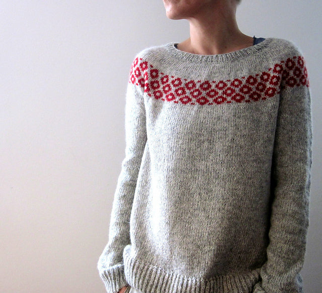 FrostPetal™ Nordic Knit Sweater