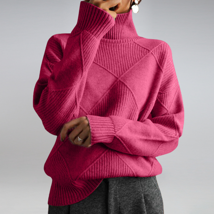 LuxeGrid™ Textured Knit Sweater