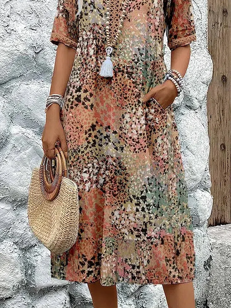 Solavie™ Mosaic Maxi Dress