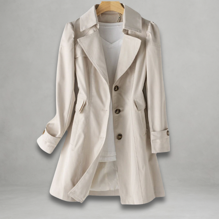 Elspeth™ Double-Breasted Trench Coat