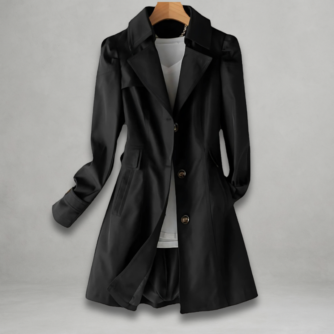 Elspeth™ Double-Breasted Trench Coat
