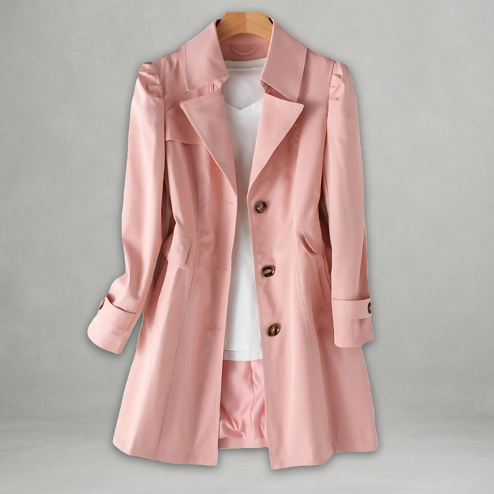 Elspeth™ Double-Breasted Trench Coat