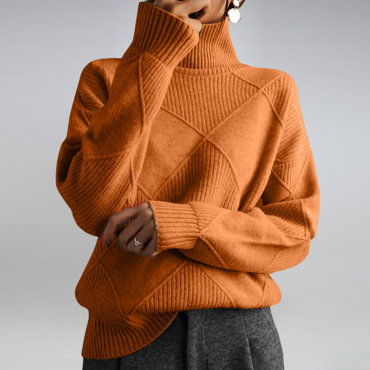 LuxeGrid™ Textured Knit Sweater