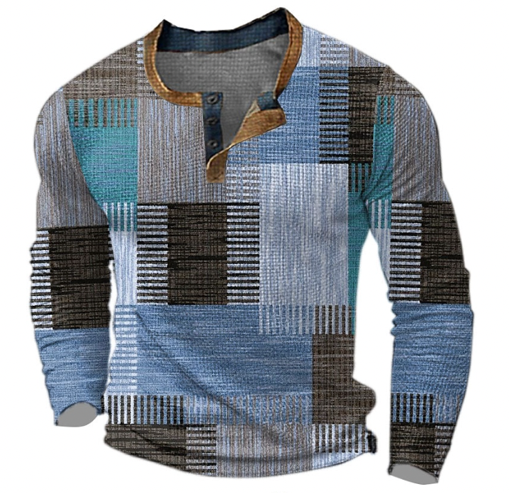 Mosaic™ Retro Patch Henley