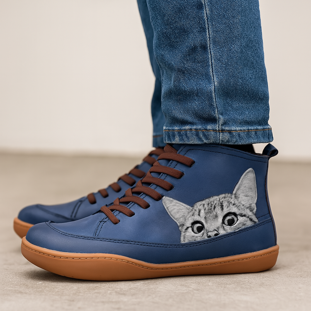 Felixon™ Cat Print Trainers
