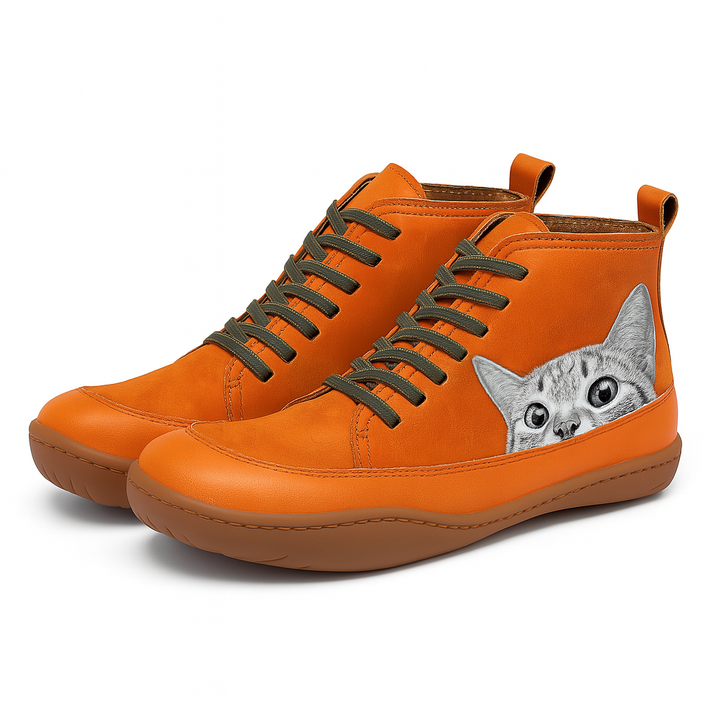 Felixon™ Cat Print Trainers