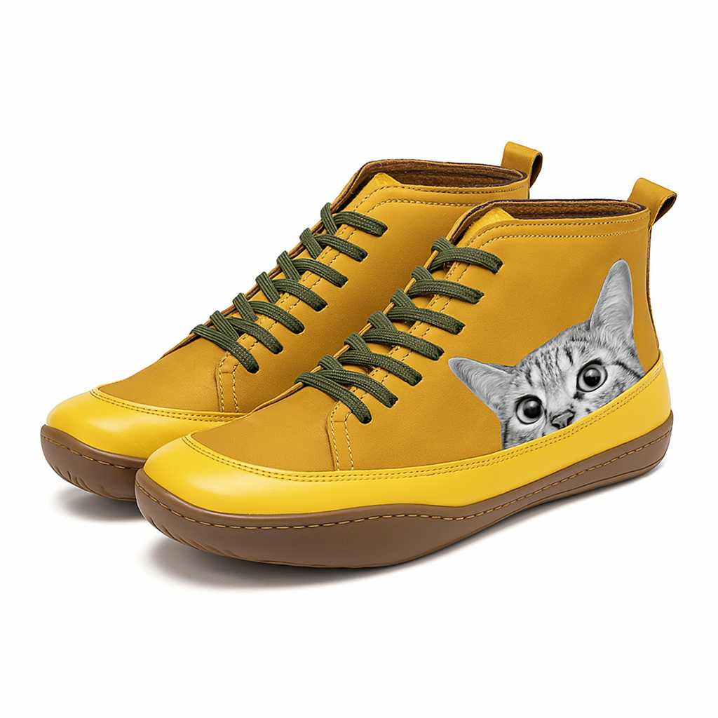 Felixon™ Cat Print Trainers