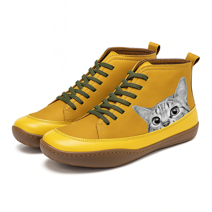 Felixon™ Cat Print Trainers