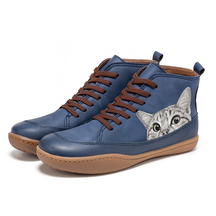 Felixon™ Cat Print Trainers