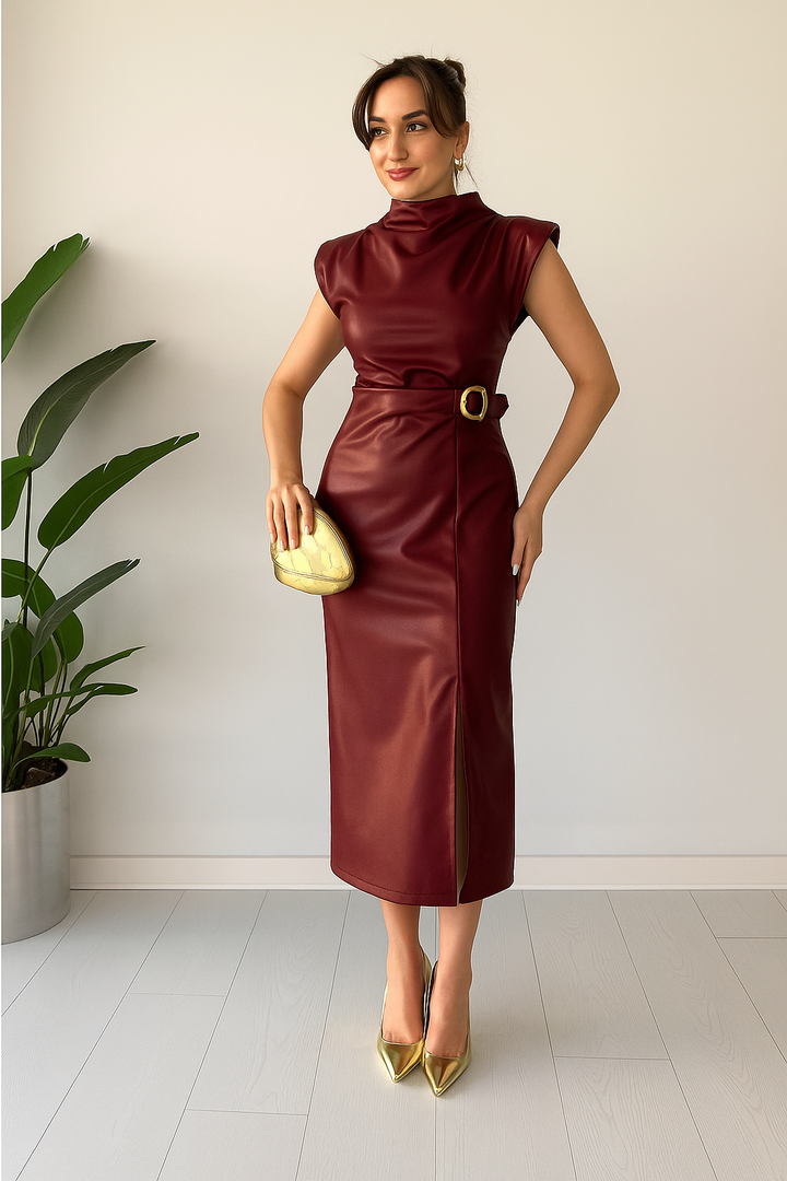 Serenelle™ Belted Midi Dress