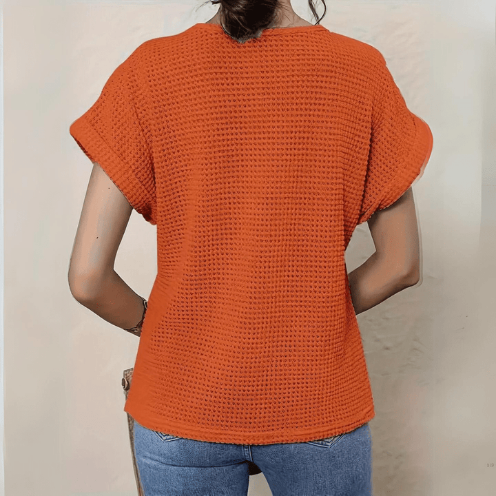Maisie™ Crochet Neck Tee