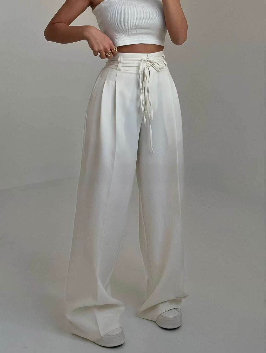 Véloca™ Draped Wide-Leg Pants