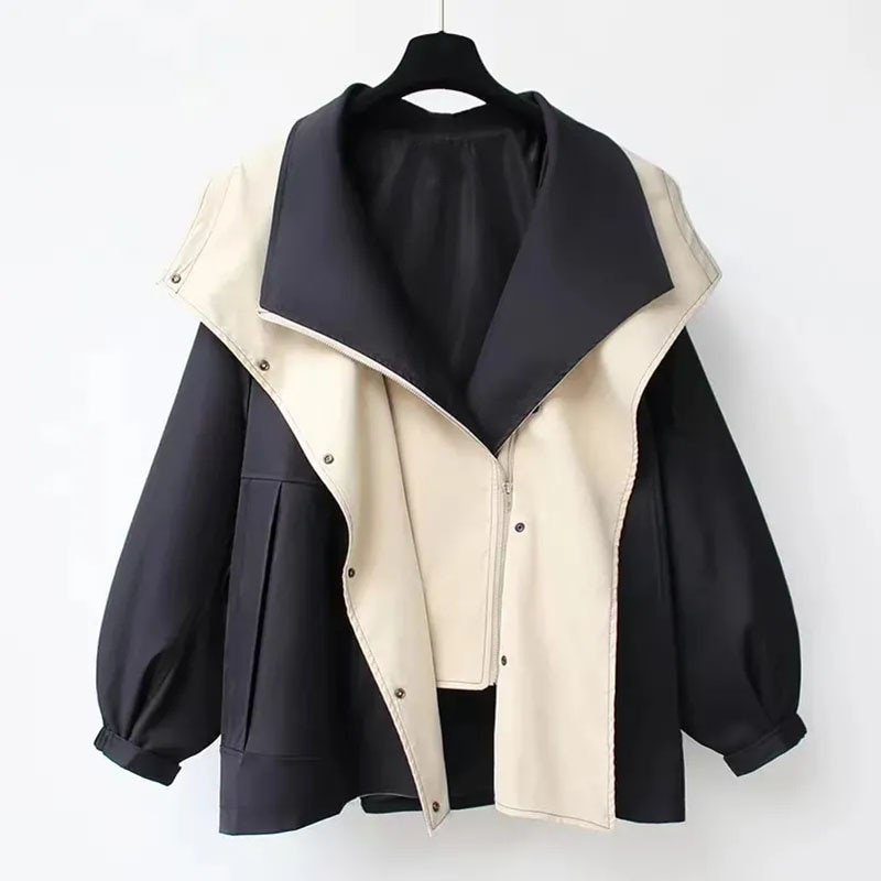 Olivara™ Contrast Hooded Jacket