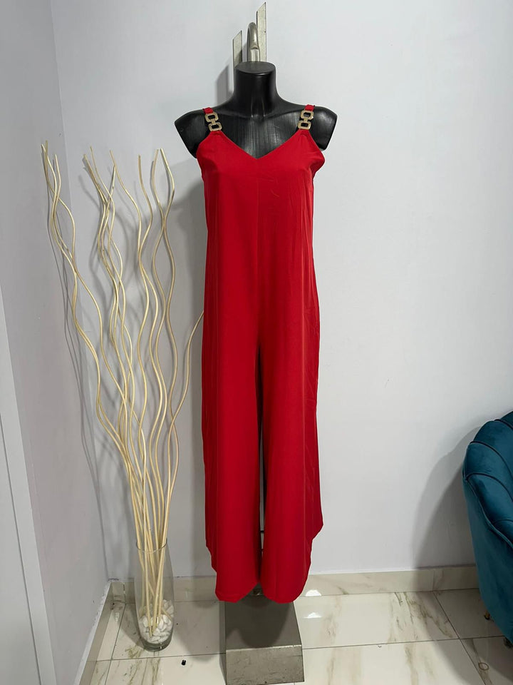Isla™ Draped Shoulder Jumpsuit