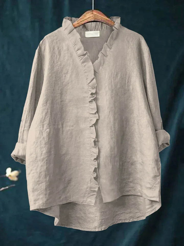 Harriet™ Frill Button Blouse