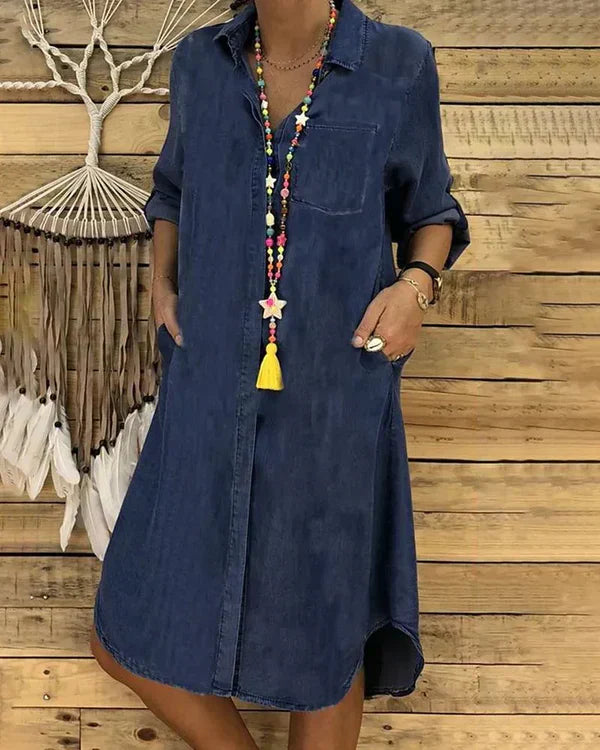 Everly™ Denim Shirt Dress