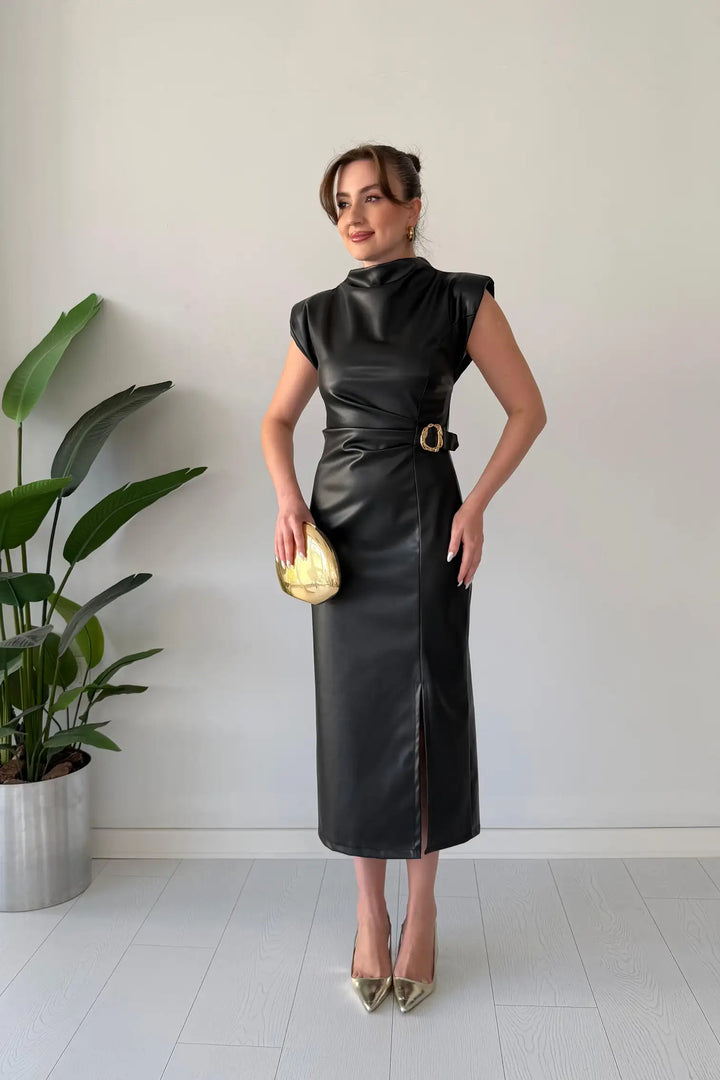 Serenelle™ Belted Midi Dress
