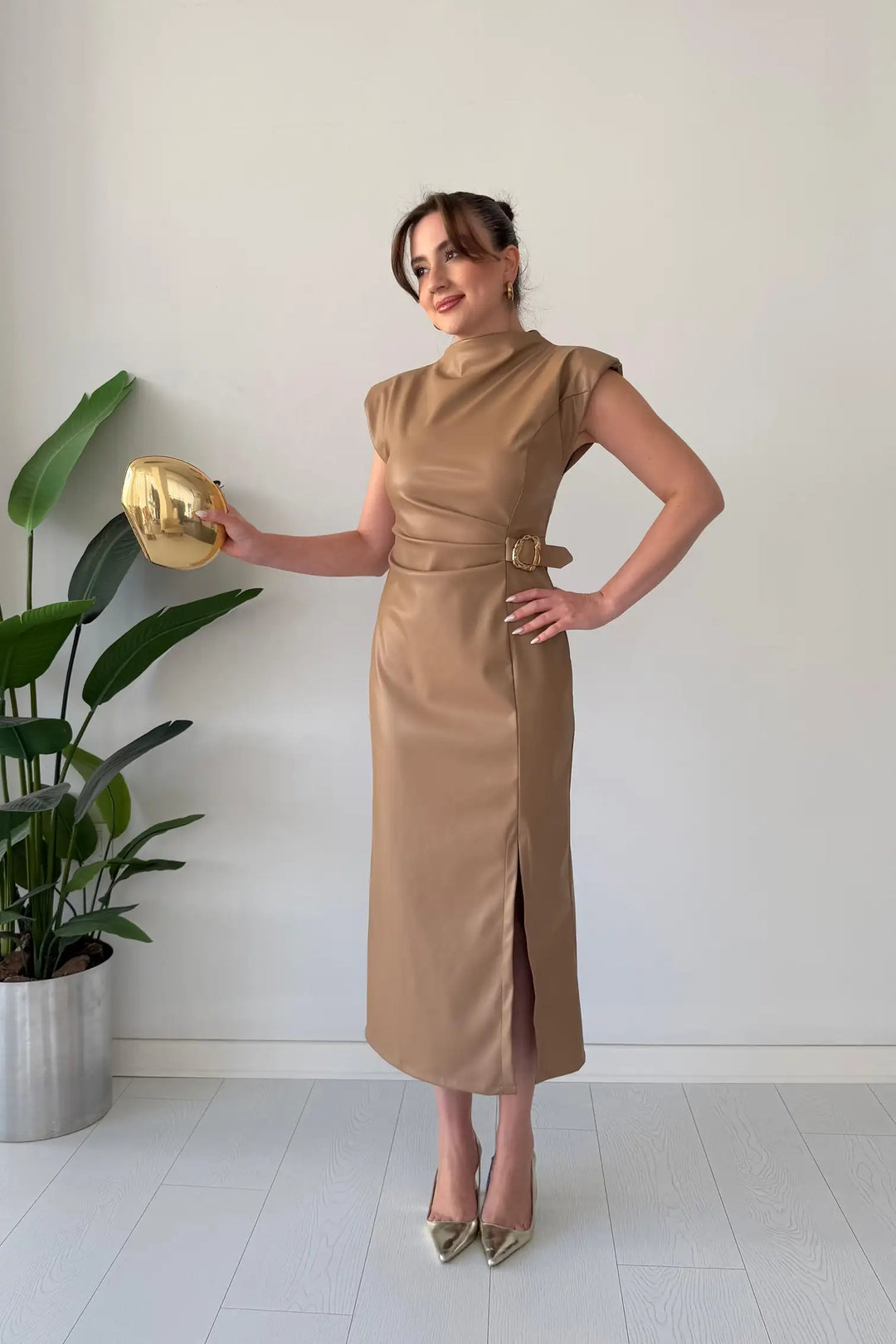 Serenelle™ Belted Midi Dress