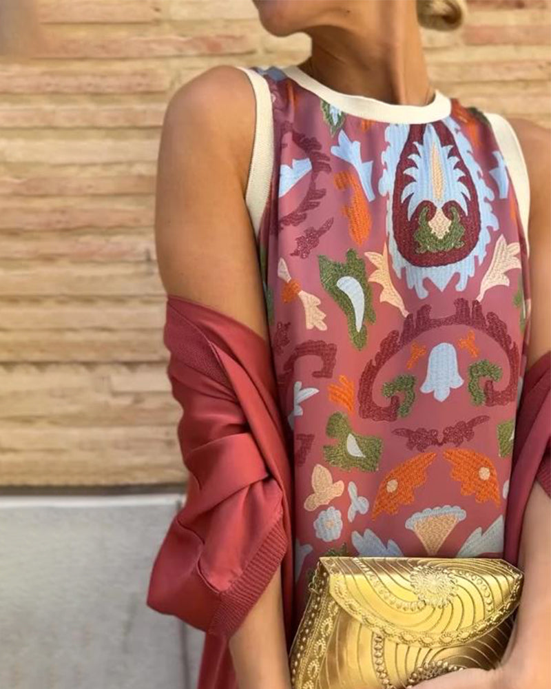 Soraya™ Boho Print Maxi Dress