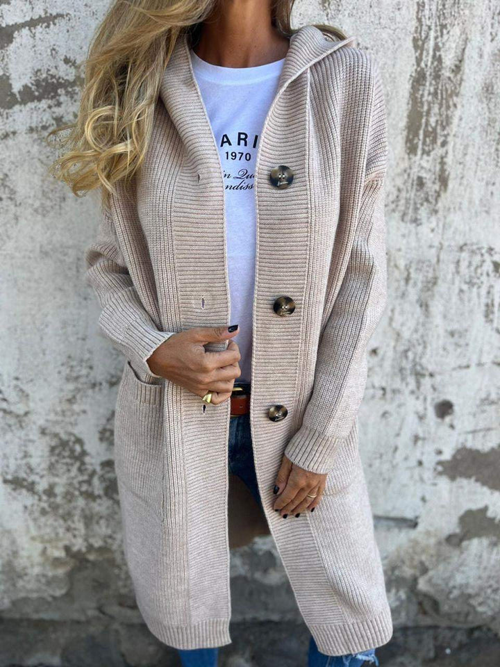 Elenara™ Knit Button Coat