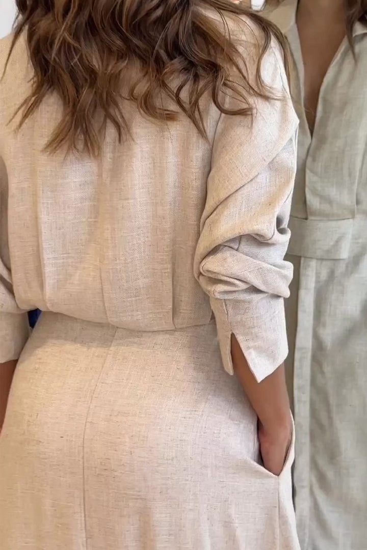 Fern™ Belted Shirt Dress