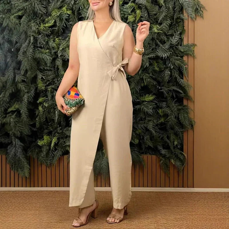 Talia™ Wrap Tie Jumpsuit