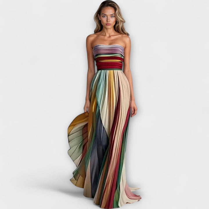 Maribella™ Sunset Stripe Dress